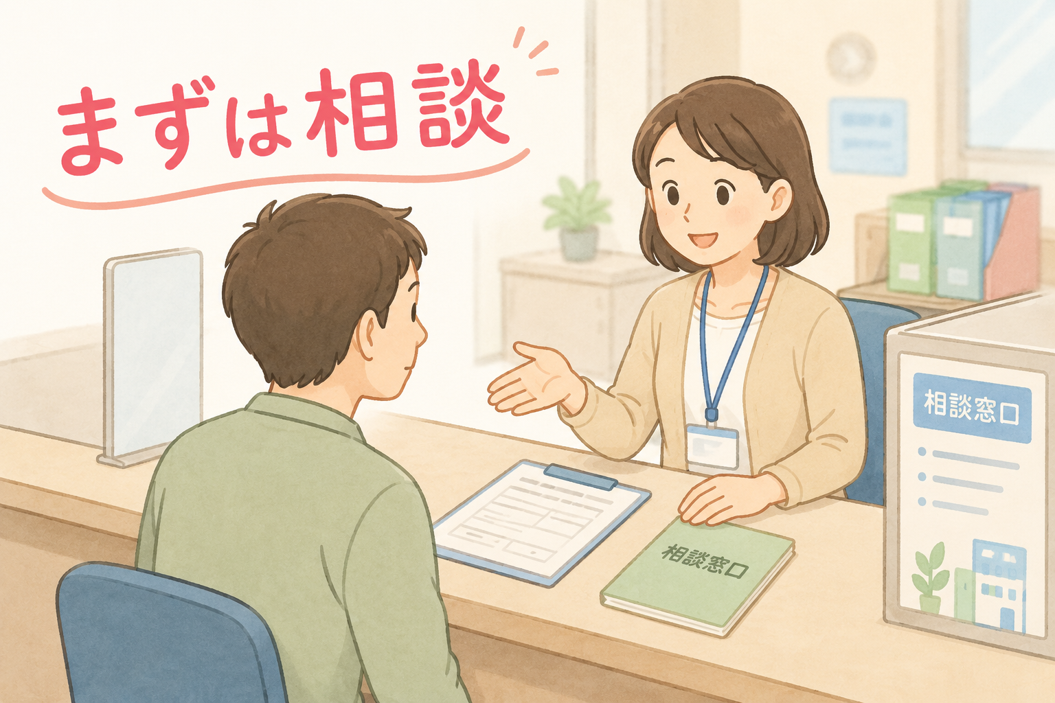就労継続支援A型の利用料（支出）と収入（賃金）の違いを示す概念図